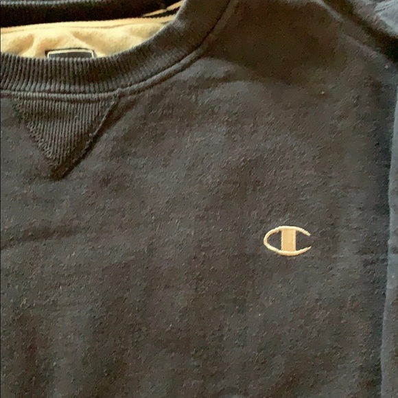90/10 retro Champion XL Men’s Navy sweatshirt EUC - Picture 2 of 8